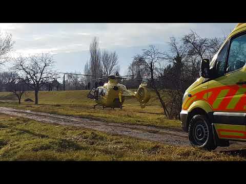 Medicopter Take off from small place