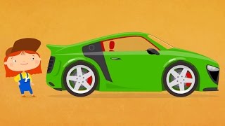 Мультфильмы про машинки - Раскраска - Доктор Машинкова и АУДИ Мультфильмы про машинки - Раскраска - Доктор Машинкова и АУДИ