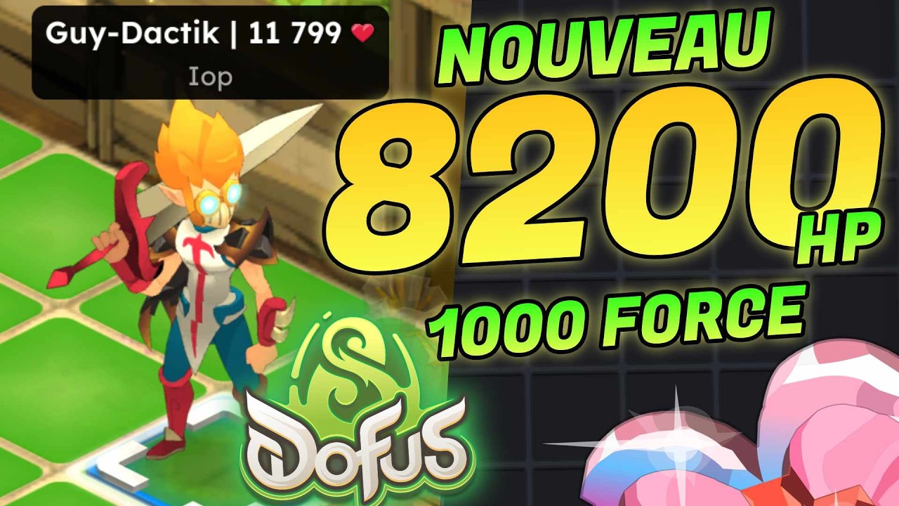 11 700 PV NOUVEAU STUFF IOP BOSS DE DONJON SUR DOFUS 3.5