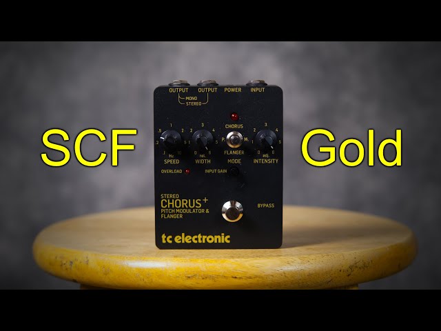TC Electronic SCF Gold Chorus: Simple. Elegant. Beautiful