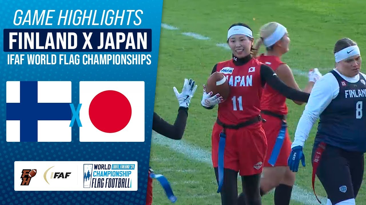 FINLAND X JAPAN | IFAF WORLD FLAG CHAMPIONSHIP 2024 | Game Highlights