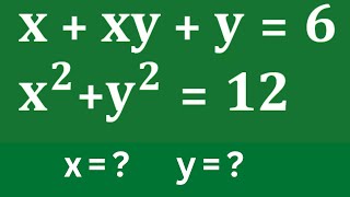 International Math Olympiad Algebra | Can You Solve this ? | Find the Value of "X" & "Y" ?