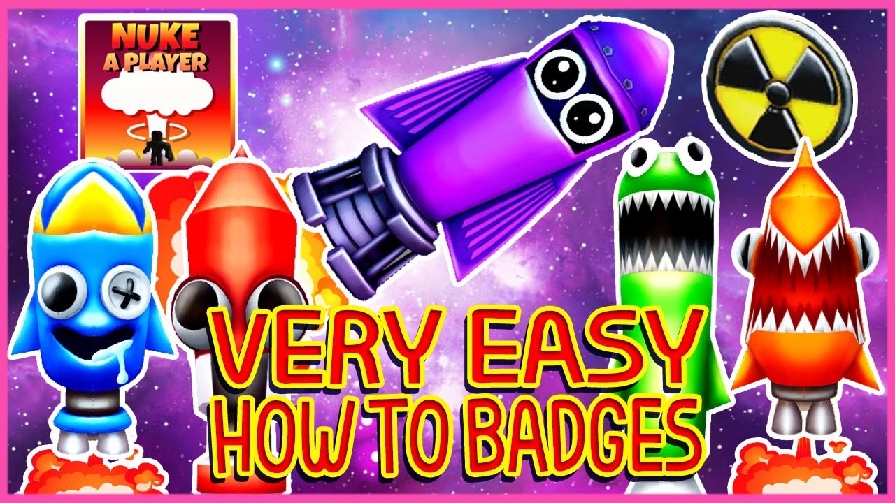 ROBLOX - How to get Purple Nuke Badges and NEW MORPHS WORLD NUKE UPDATE ...