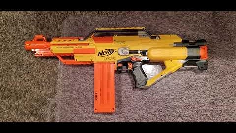 Nerf Stampede Goes Rogue (stuck in full auto)