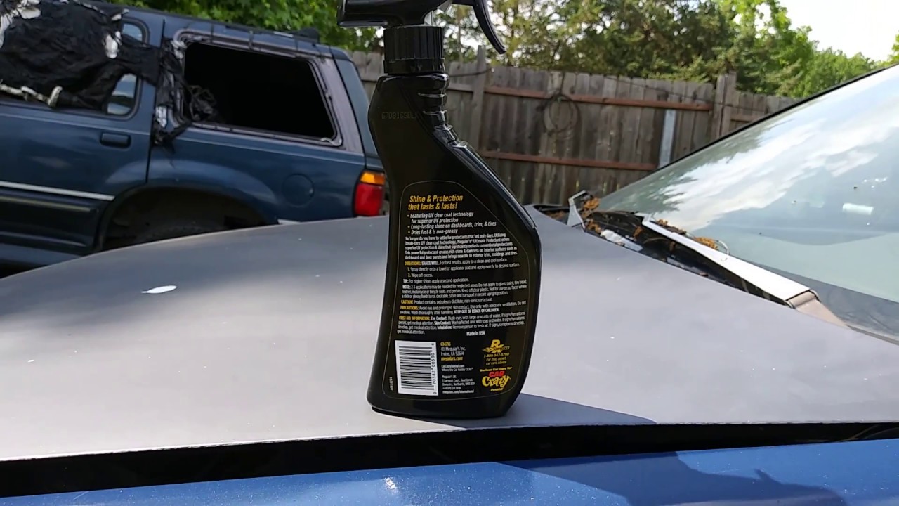 Meguiar's ultimate vinyl rubber & plastic protectant tire shine review