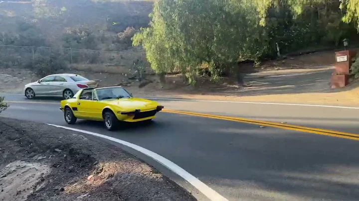 Rare 1974 Fiat X1/9 Yellow Bringatrailer auctions June 2025