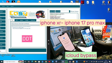 icloud bypass from iphone XR - 17 pro max [ EFT PRO TOOL ]