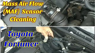 How to clean Mass Air Flow (MAF) Sensor | Toyota Fortuner 2019 | Vlog 05