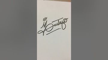 Signature for Mustafa | M letter signature style #short #signature #calligraphy