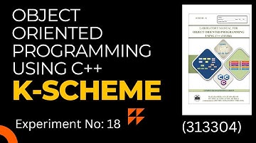 MSBTE OOP Manual Solution ||  EXPERIMENT NO: 18 || OOP Manual Answer K Scheme || C++ manual [CO-3K]