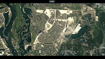 Как строился район Троещина Киев Timelapse 32 года