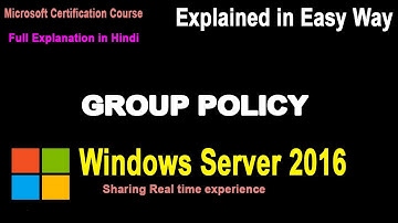 How to Configure Group Policy | windows server group policy | icnt gyan