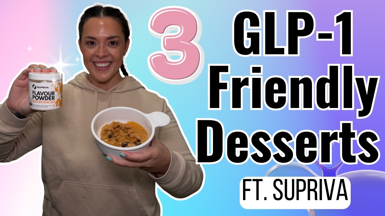 3 High Protein Desserts Using Supriva (GLP-1 Friendly & Macro Approved)