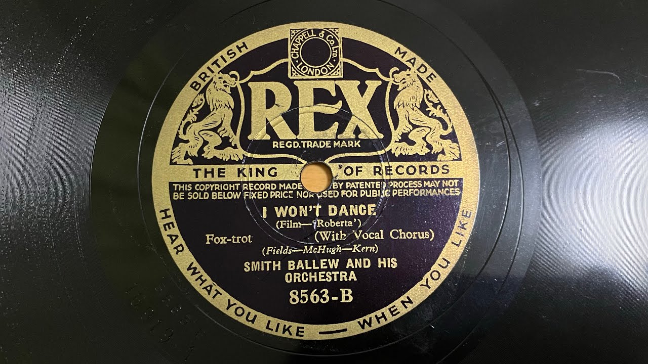 I won’t dance : Smith Ballew（スミス・バリュー）
