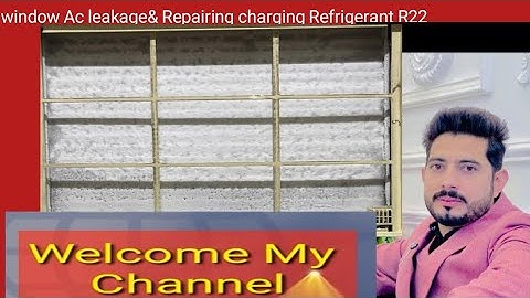 window ac gas leakage problem solution