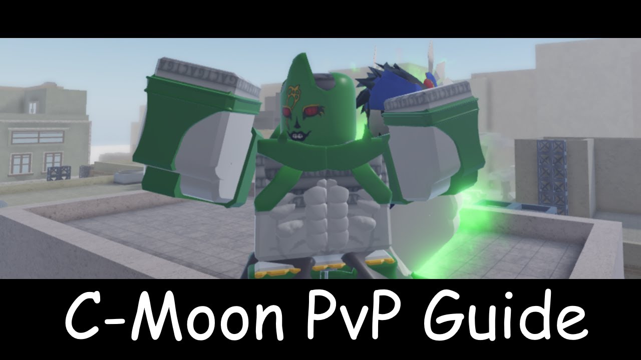 The Best C Moon Pvp Guide Your Bizarre Adventure Youtube - roblox yba c moon