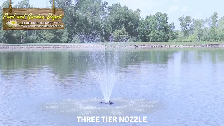 Pond Boss 1/2 HP Floating Fountain