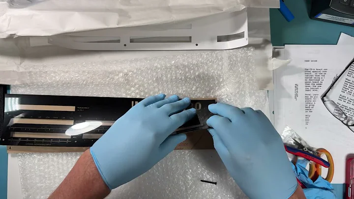 IMSAI 8080 - 12 - Reproduction CP-A (Control Panel) Acrylic Panels and Graphics