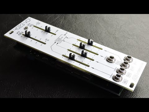 4023 VCF Eurorack Filter First Look ARP Odyssey MK1 Adaptation [Demo #1]