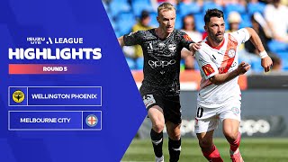 Wellington Phoenix v Melbourne City FC - Highlights | Isuzu UTE A-League 2023-24 | Round 05