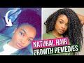 Natural hair growth remedies to treat hair loss. Rice water, pre-poo, oil bathing.