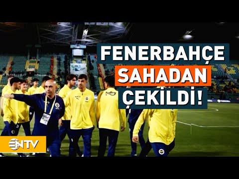 Süper Kupa Maçı Yarıda Kaldı: Fenerbahçe Sahadan Çekildi! | NTV
