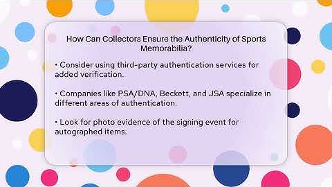 How Can Collectors Ensure the Authenticity of Sports Memorabilia? | The Memorabilia Zone