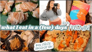 WHAT I EAT IN A FEW DAYS *VERY* PREGNANT || + Mini Activewear / Loungewear Try On Haul! screenshot 1