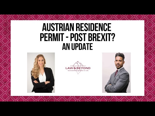 Austrian residence permit post Brexit - an update