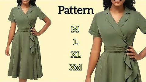 Pattern Making for an English Collar Dress | Full Circle Skirt Drafting Tutorial