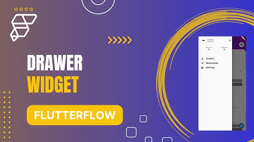 @FlutterFlow - Drawer Widget - Sidebar Menu and Navigation Drawer