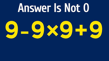 99%  Get This Math Question Wrong! What about You?