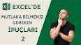 İlaç Gibi Gelip Zamandan Kazandıracak Birbirinden Kullanışlı 30 Excel Kısayolu ile ilgili video