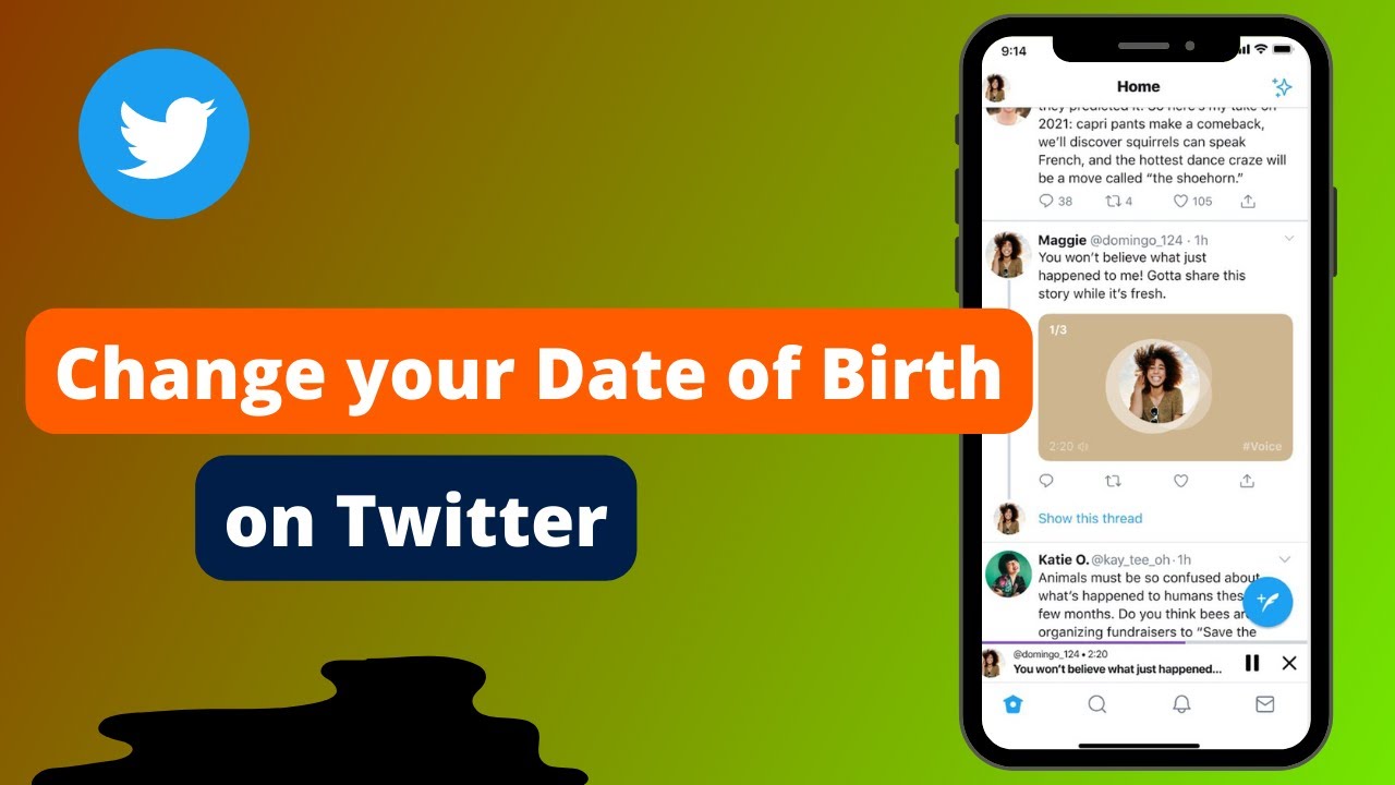 How to Change Date of Birth on Twitter !! (Easy Method)