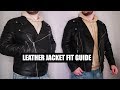 How Should A Leather Jacket Fit You ? - Men's Leather Jacket Fit Guide