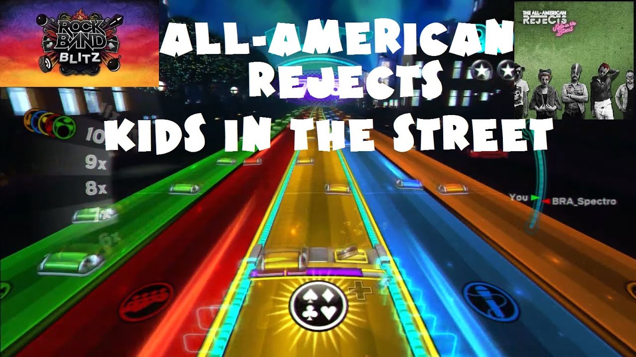 The All-American Rejects - Kids in the Street - Rock Band Blitz Playthrough  (5 Gold Stars) 