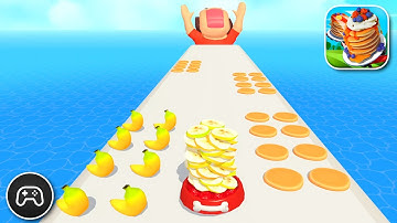 Pancake Run - Gameplay Walkthrough Part 111 - Puzzle Game Levels To Play (iOS, Android)