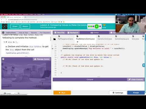 Code.org AP CSA U4L4 Comparing Values to Make Decisions