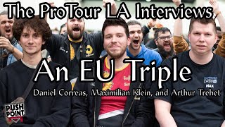 THE EU TRIPLE - One Video Three Interviews! (@fabtcg ProTour Los Angeles)