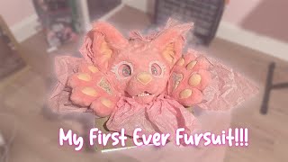 Fursuit Unboxing!! My First Ever Fursuit!!!