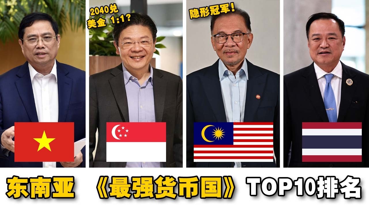 2025 马币突然暴涨，新币预言兑美金1:1 ？盘点东南亚最强货币国！谁是最强黑马？