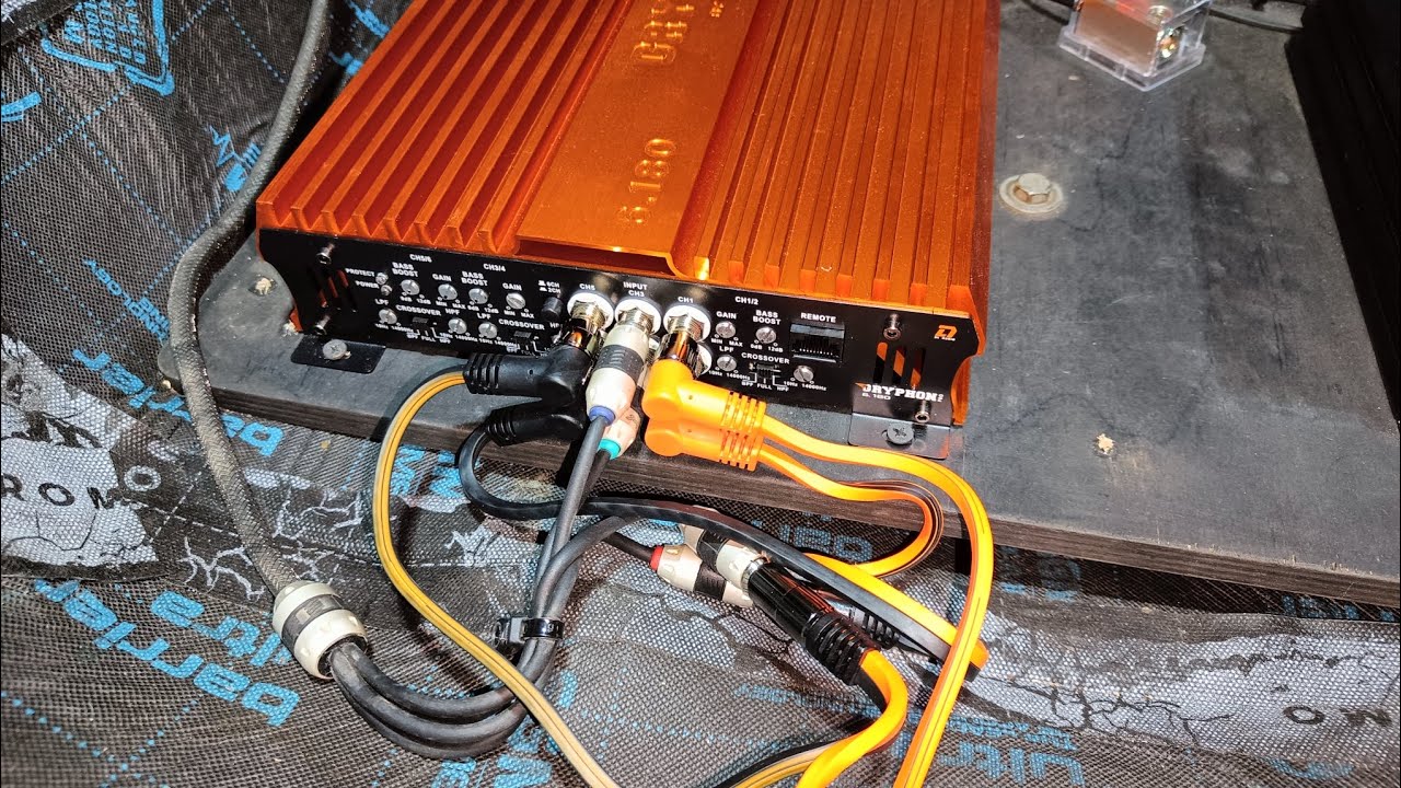 Распаковка и установка усилителя DL Audio Gryphon Pro 6.180 в Honda Accord VII