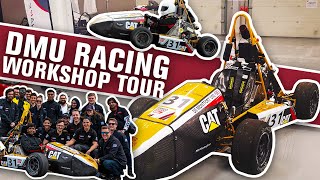 DMU Racing workshop tour