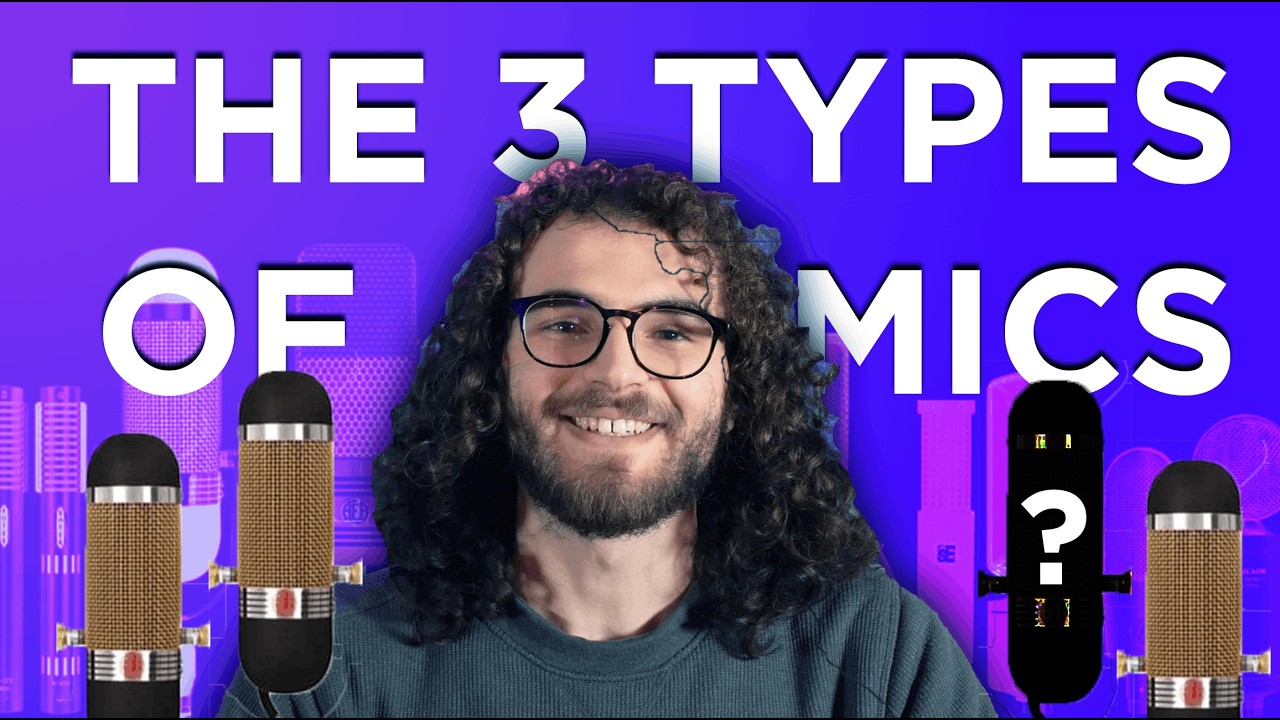 The 3 Types of Microphones - How They Work & Where to Use Them