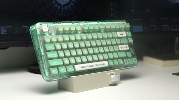 WhatGeek CoolKiller CK75 | Triple Mode Transparent Mechanical Keyboard Unboxing video