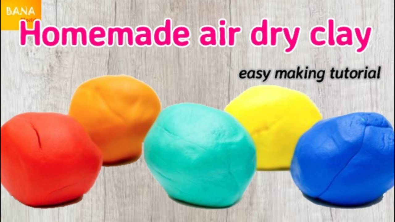 Homemade Air Dry Clay From 3 Ingredients (edible If It Comes to It) : 3  Steps (with Pictures) - Instructables