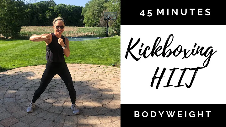 45 Minute At Home Workout | Kickboxing HIIT | Body...