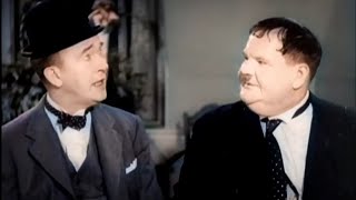 The Flying Deuces (1939) ระบายสี | ลอเรล & ฮาร์ดี้ | Wartime Comedy | หนังเต็มเรื่อง