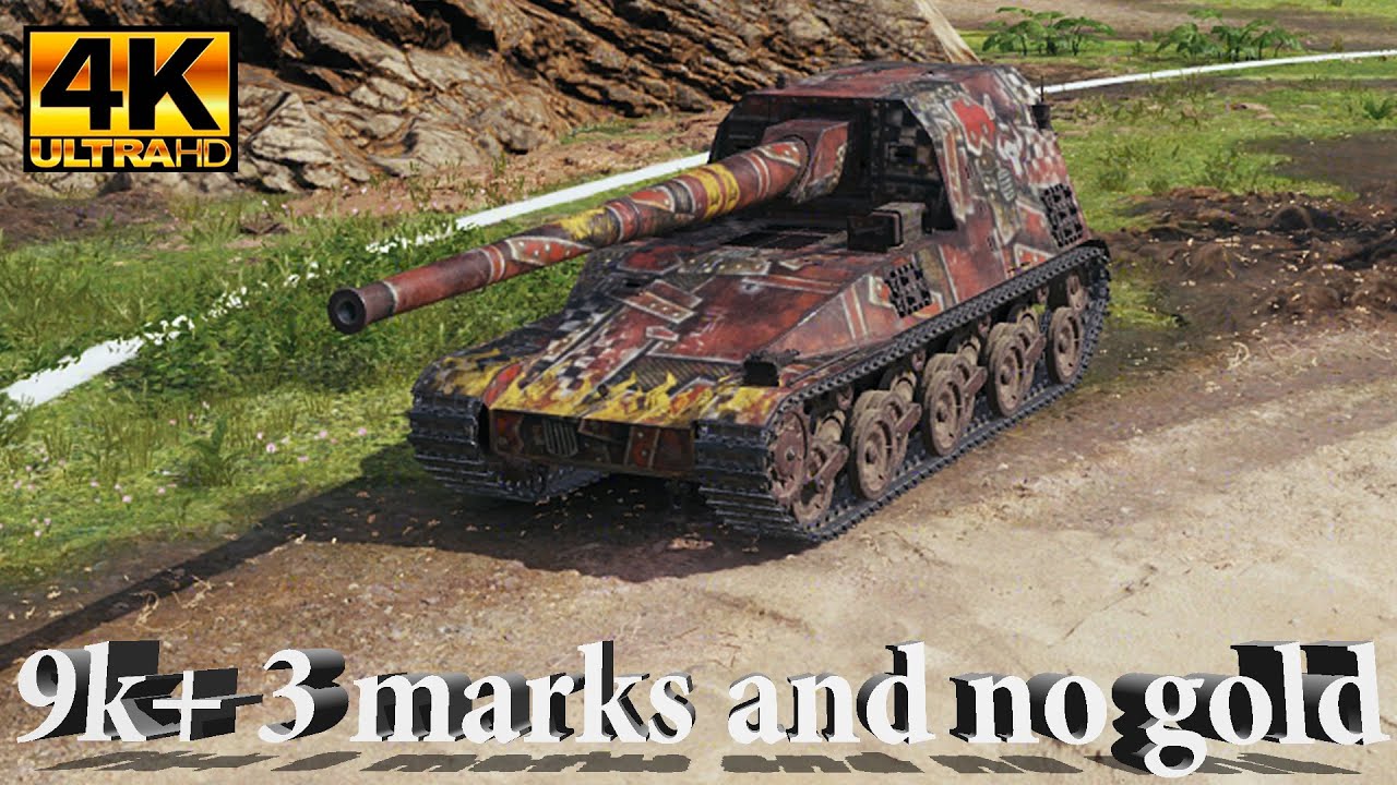 Ho-Ri 3 Video in Ultra HD 4K🔝 9K+ Damage, 3 Marks, No Gold | 1243 EXP | World of Tanks Best Moments