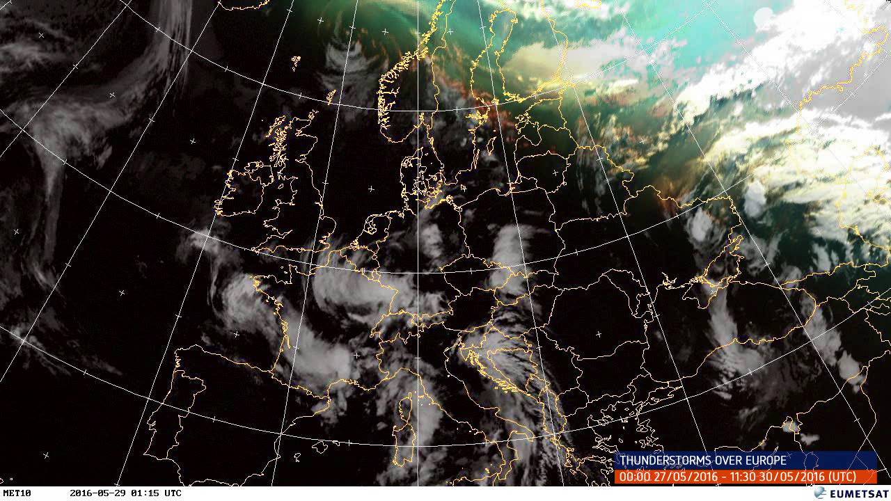 European Thunderstorms - 27-30 May 2016